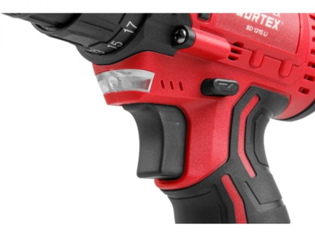 Аккум. дрель-шуруповерт WORTEX LX BD 1215 Li в чем. 12 В, 25 Н*м, 2х1.5 А*ч, БЗП 10 мм