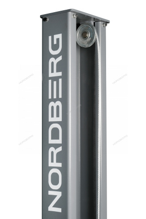 Подъемник 380V 2х стоечный с нижней синхронизацией г/п 4,5т NORDBERG N4124AM-4,5G