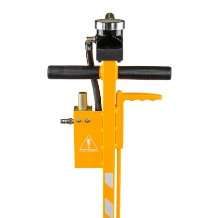 Домкрат подкатной пневмогидравлический в комплекте с удлинителями, 35т (h min 360мм, h max 910мм, 6 бар)