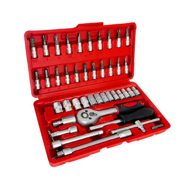 Набор инструмента 1/4" 46 предметов Гамматест GTY1230