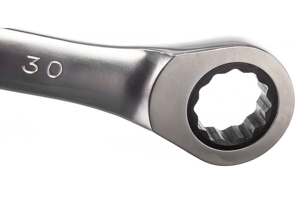 Ключ комбинированный с трещоткой 30 мм МАСТАК 021-30030H