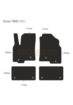 Zotye T600 (13-) copy