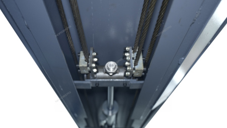 Подъемник четырехстоечный NORDBERG 4450_MB(M2), 5 т, с ручной траверсой 2 т N423, для сход-развала, мех. снятие, синий
