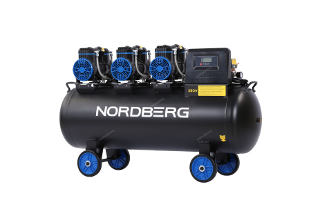 Компрессор безмасляный NORDBERG NCEO160/750 (380 В, ресивер 160 л, 750 л/мин)