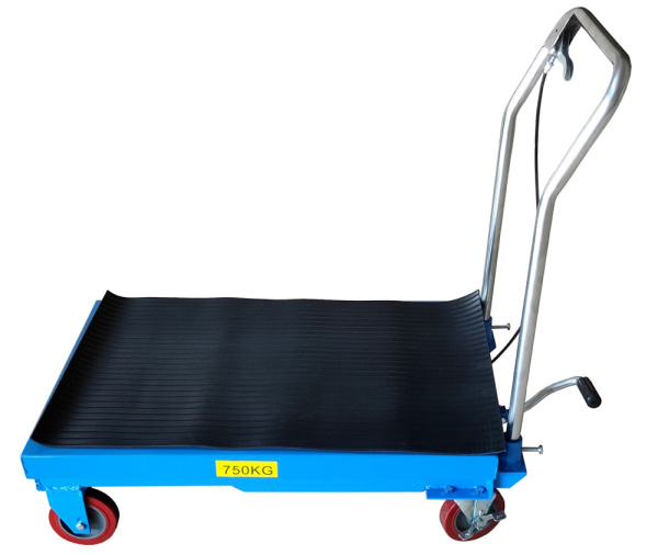 Тележка гидравлическая платформенная TLF-75 AE&T 750 кг