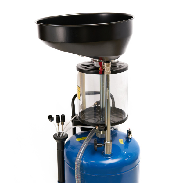 Установка маслосборная ROSSVIK V-2096 (с предкамерой, бак 65 л, воронка, щупы)