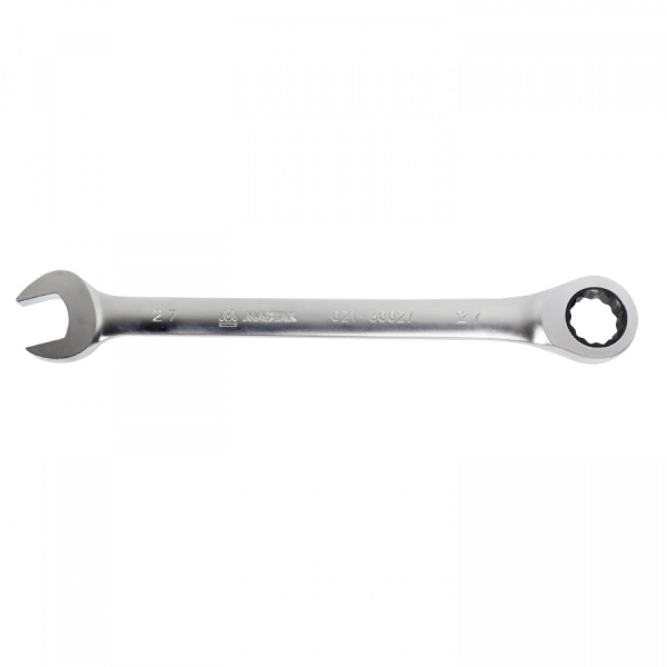 Ключ комбинированный с трещоткой 27 мм МАСТАК 021-30027H