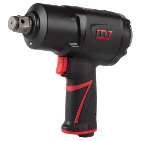 Гайковерт пневматический ударный MIGHTY SEVEN NC-6255QL (3/4", 1898 Нм, в комплекте налобный фонарь)