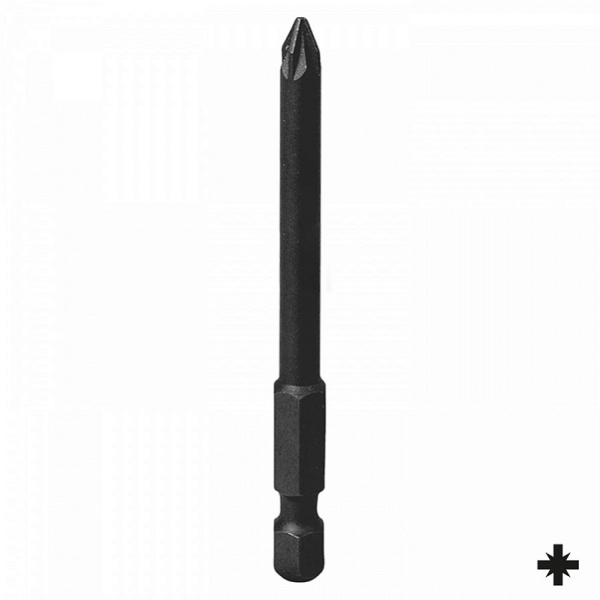 Вставка (бита) торцевая KING TONY 717001Z, 1/4", Pozidriv, PZ1, L = 70 мм, для шуруповерта