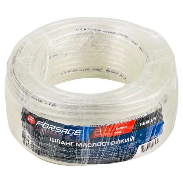 Шланг ПВХ маслостойкий 6мм х 9мм х 25м