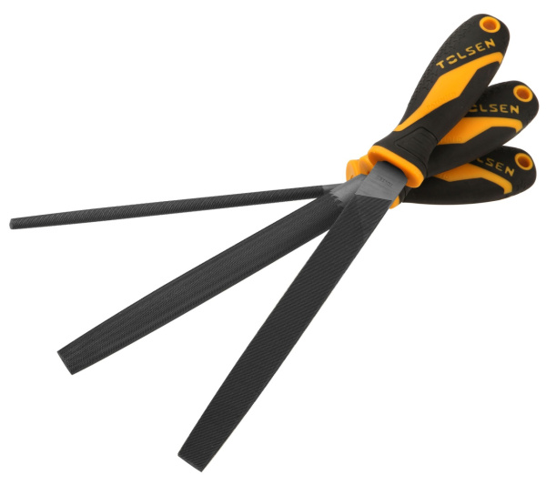 Набор напильников "GRIPro" 200 мм 3 предмета TOLSEN TT32033