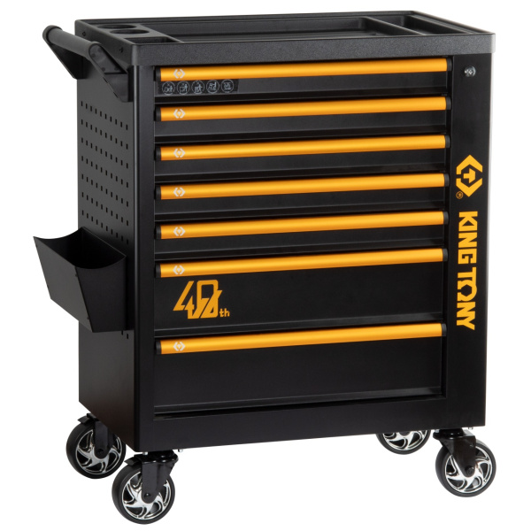 Тележка инструментальная PROFESSIONAL "40 лет KING TONY" KING TONY 87G38-7B-P40 (7 выдвижных ящиков)