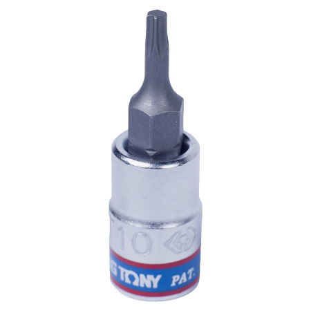 Насадка (бита) торцевая 1/4" TORX T10, L = 37 мм KING TONY 203310