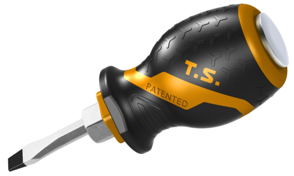 Отвертка шлицевая "GRIPro" Slotted 6,5 мм 38 мм силовая TOLSEN TT20138