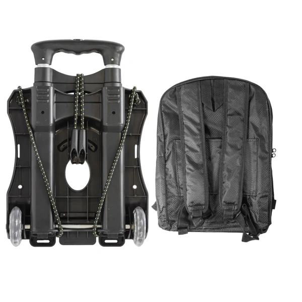 Тележка платформенная складная с сумкой и телескопической ручкой(270х330мм,г/п40кг)