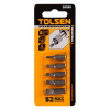 Набор вставок (бит) торцевых 1/4" Slotted 3-6,5 мм 25 мм 5 предметов TOLSEN TT20285