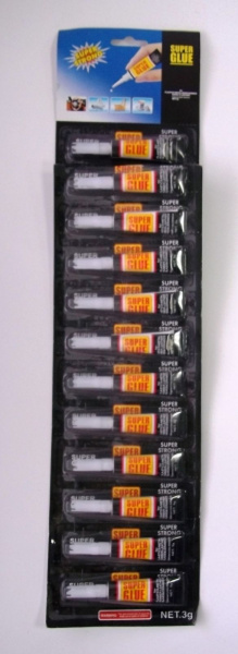 Супер-клей 3гр 12шт/лист