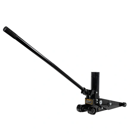 Домкрат подкатной гидравлический ножничный с двумя уровнями подхвата, 4/5т (уровень подхвата 70/415мм, h max 435/735мм)