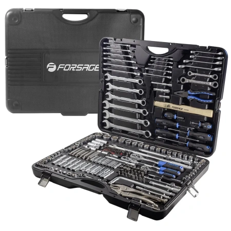 Набор инструментов 202пр.1/4''&3/8''&1/2''(6-гр.)(4-32мм)