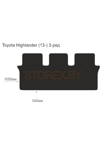 Toyota Highlander (13-) 3-ряд copy