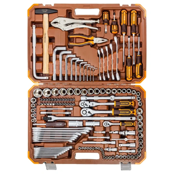 Набор инструментов 142 пр.1/4''3/8''1/2''(6-гр.)(4-32мм)