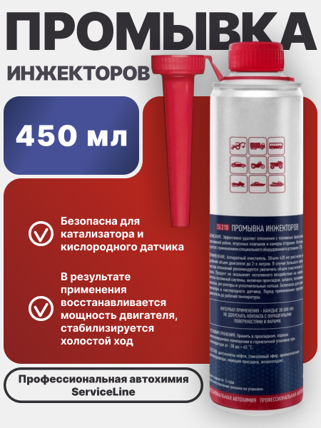 Промывка инжекторов SL 210