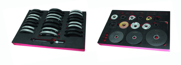 Набор инструментов для замены ступичных подшипников (Ø62/66/72/78/82/85мм)в ложементе