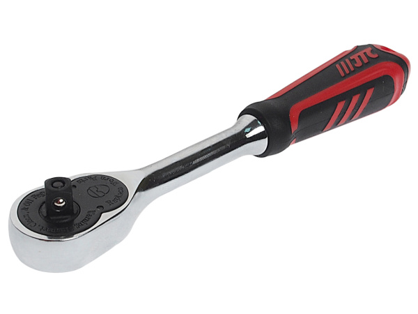 Трещотка с резиновой рукояткой JTC 3602B (1/4", 36 зубьев, 150 мм)