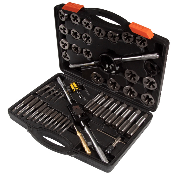Набор метчиков и плашек SK-5 M6-M24 кейс 51 предмет AFFIX AF35100051C