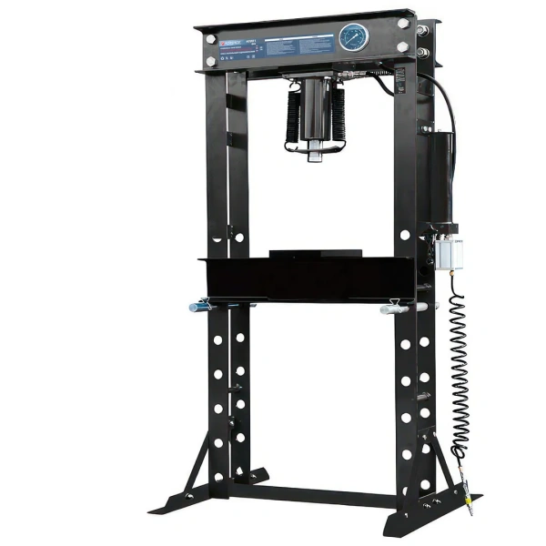 Пресс гидравлический напольный 40т, ручной/пневмо привод (рабочая высота: 125-1080мм, рабочая ширина: 685мм, рабочий стол: 325х685мм, ход штока: 175мм