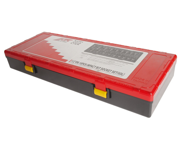 Набор головок торцевых ударных JTC K4181 (1/2", 60 мм, 18 предметов в кейсе)