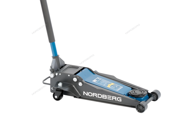 Домкрат супернизкий подкатной 3 тонны H=75-510 мм NORDBERG N32034