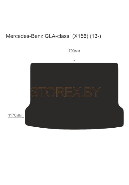 Mercedes-Benz GLA-class  (X156) (13-) Багажник copy