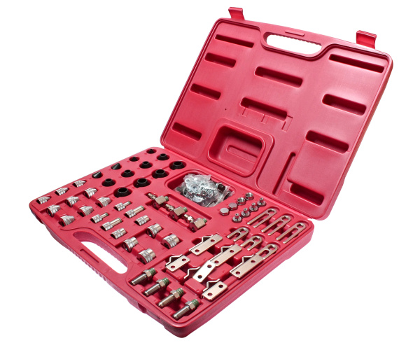 Набор адаптеров для тестирования автокондиционера универсальный JTC 1402 (в кейсе)