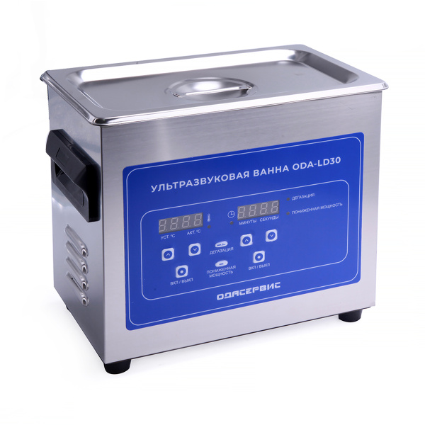 Ультразвуковая ванна ОДА Сервис ODA-LD30 (с цифровым управлением, функциями подогрева и дегазации, 3 л)
