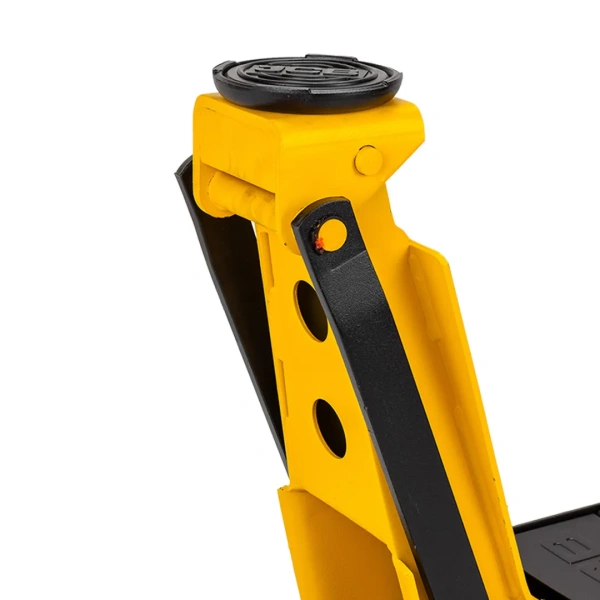 Домкрат подкатной гидравлический двухпоршневой с резиновой накладкой 3т (h min 100мм, h max 535мм)