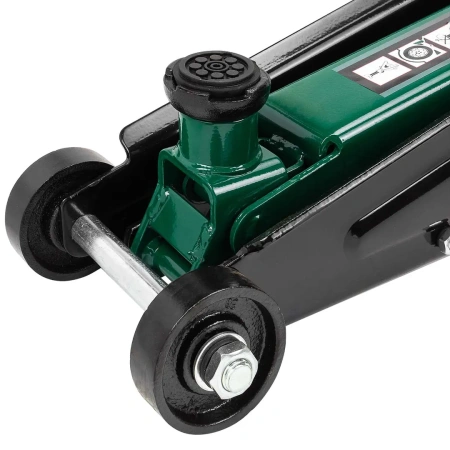 Домкрат подкатной гидравлический 3 т с механизмом быстрого подъема и сменной надставкой (h min 150мм, h max 530мм)