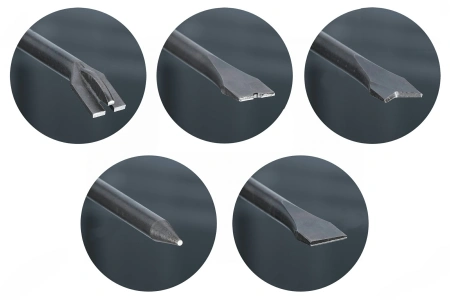 Набор насадок для пневмозубила, 5 шт с шестигранным хвостовиком NP5905