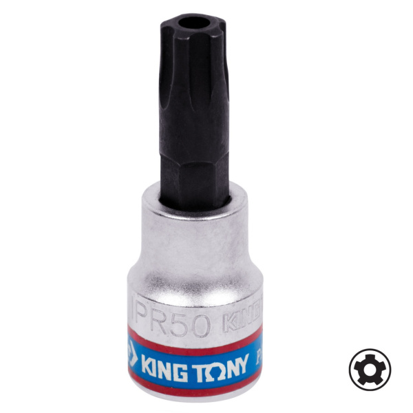 Насадка (бита) торцевая 3/8" TORX PLUS, IPR50, L = 50 мм, 5-ти лучевой KING TONY 302D50