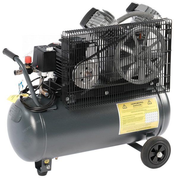 Компрессор поршневой с ременной передачей 380В, ресив. 50л, 420л/мин NORDBERG NORDBERG NCP50/420