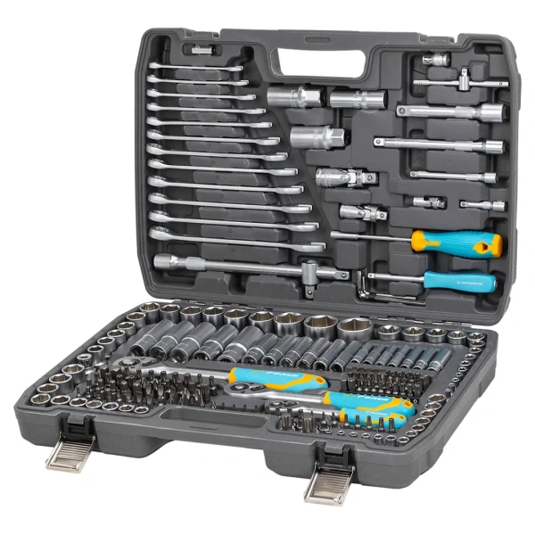 Набор инструментов 216пр. 1/4''3/8''1/2''(6гр.)(4-32мм)