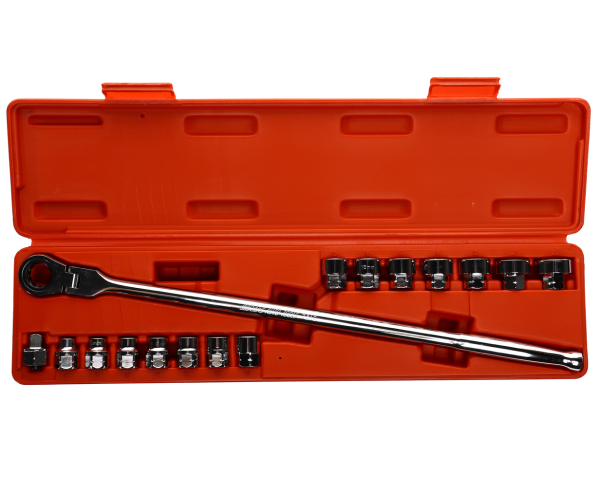 Набор головок торцевых JTC 7310 (3/8", мини 16 предметов)