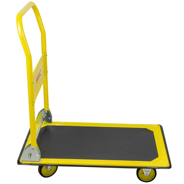 Тележка платформенная ручная складная (г/п 150кг, 735х470х830, 100мм-Ø колес)