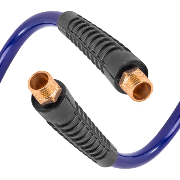 Шланг витой полиуретановый 8мм х 12мм х 7.5м с резьбовыми наконечниками 1/4''