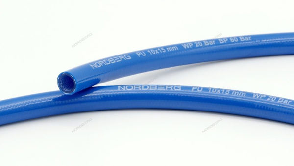 Полиуретановый шланг на катушке NORDBERG H1015PU, 10*15 мм, 1 м