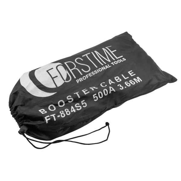 Стартовые провода 500 Aмпер, 3.5м, Øкабеля 10мм, Øжилы 0.25мм, кол-во жил 166 (морозостойкая изоляция), в чехле