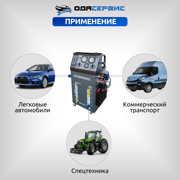 Установка для замены масла в АКПП, со встроенным насосом 12В ОДА Сервис ODA-2010