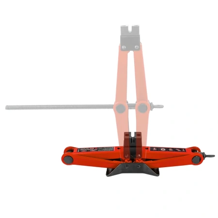 Домкрат механический ''ромб''2т (h min 115мм, h max 400мм, L-420мм) в водоотталкивающем чехле в комплекте с ключом трещоточным (L - 340мм)