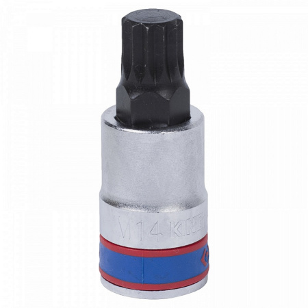 Насадка (бита) торцевая KING TONY 402616, 1/2", SPLINE, M16, L = 60 мм