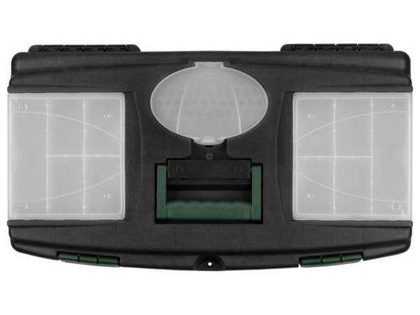 Ящик для инструмента пластмасс. 56,5x32,5x29 см (22") с лотком и органайз. 20238 ВОЛАТ